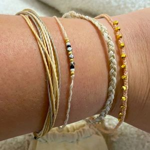 Four PuraVida bracelets